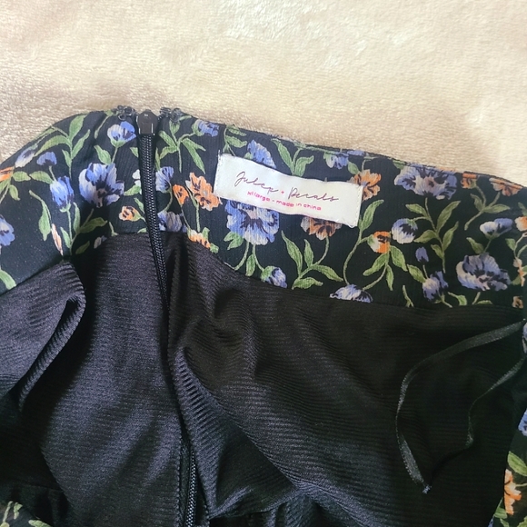 EUC Julep Perals floral lined mini skirt - Picture 2 of 6
